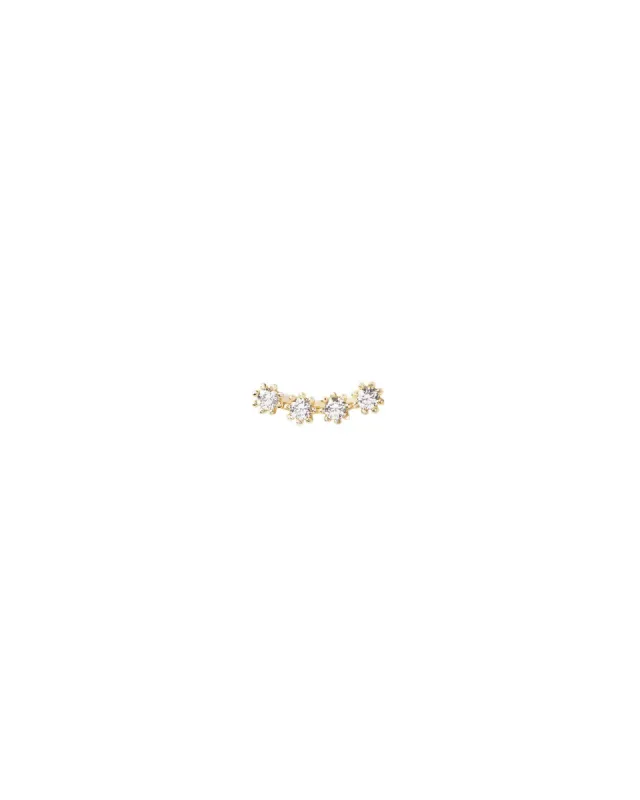 4 CZ Ear Climber sold by Blue Ruby