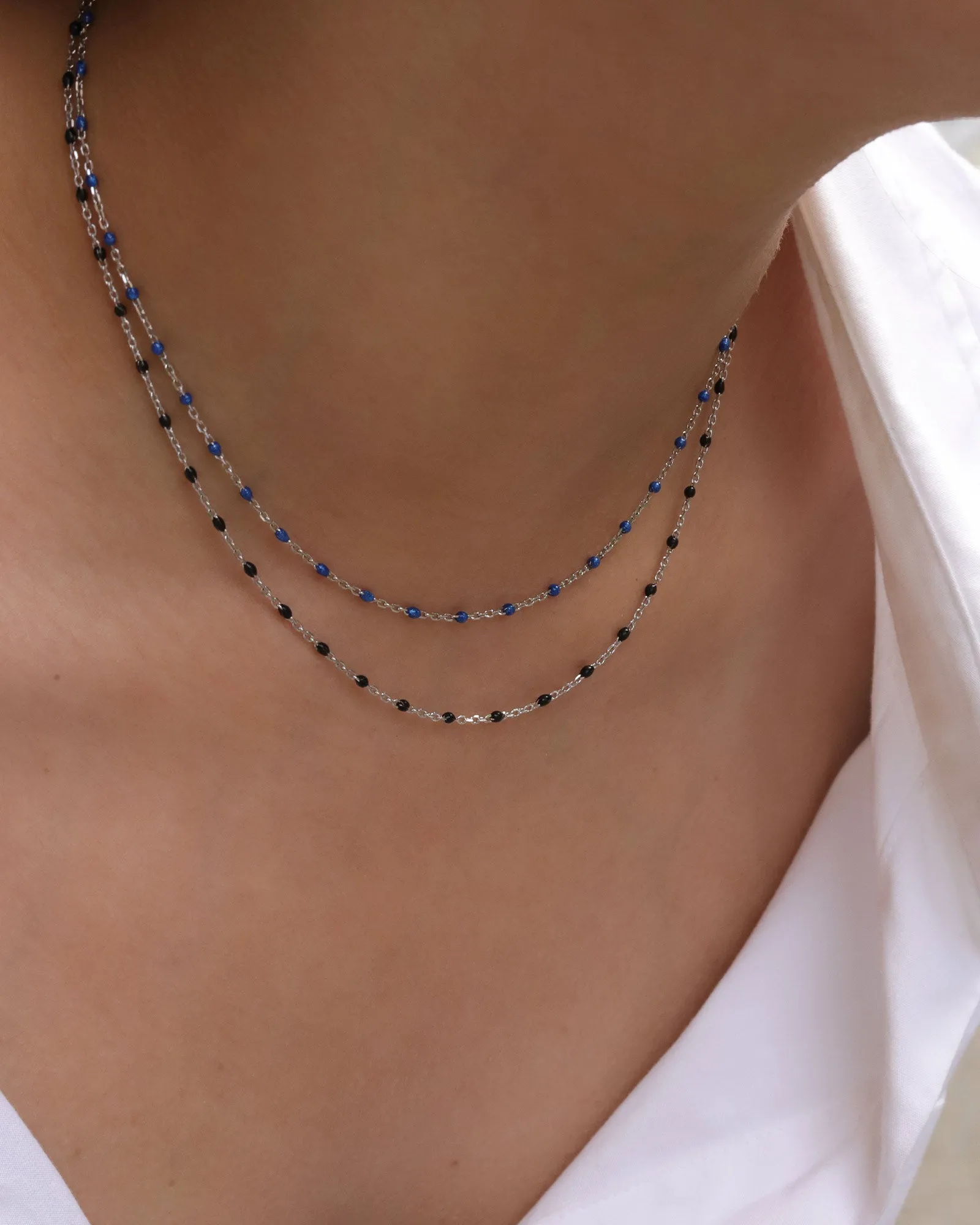 Enamel Beaded Chain Necklace sold by Blue Ruby product image thumbnail 2
