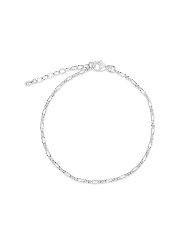 Figaro Chain Bracelet | Small sold by Blue Ruby