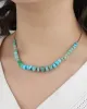 Mixed Stone Tassel Necklace sold by Blue Ruby