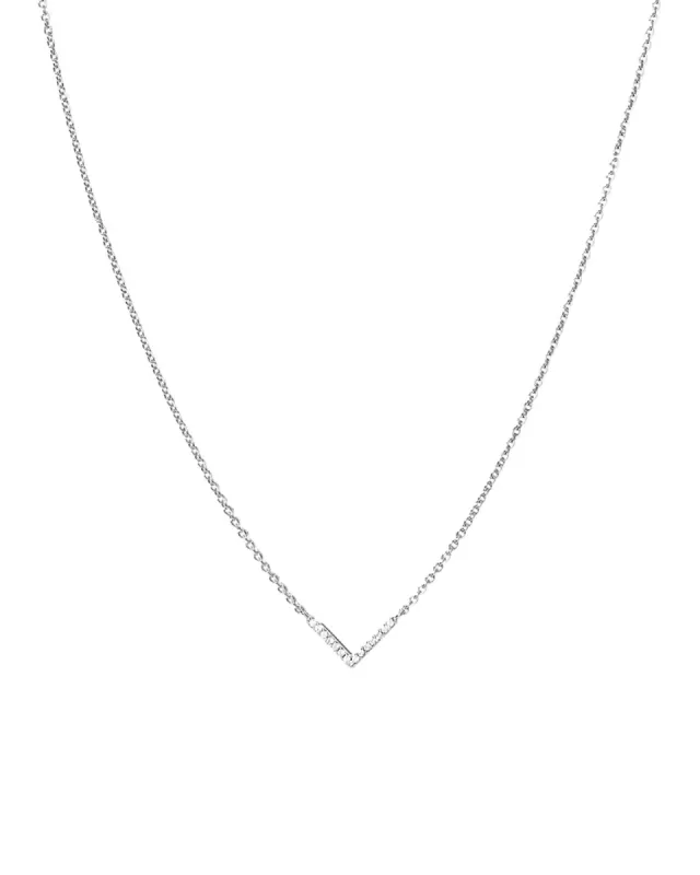 Chevron CZ Necklace sold by Blue Ruby