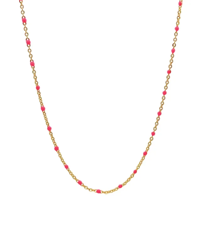 Enamel Chain Necklace sold by Blue Ruby