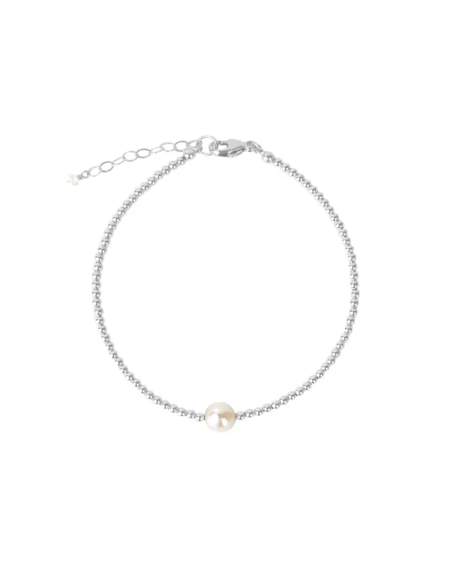 Beaded 6mm Pearl Bracelet sold by Blue Ruby