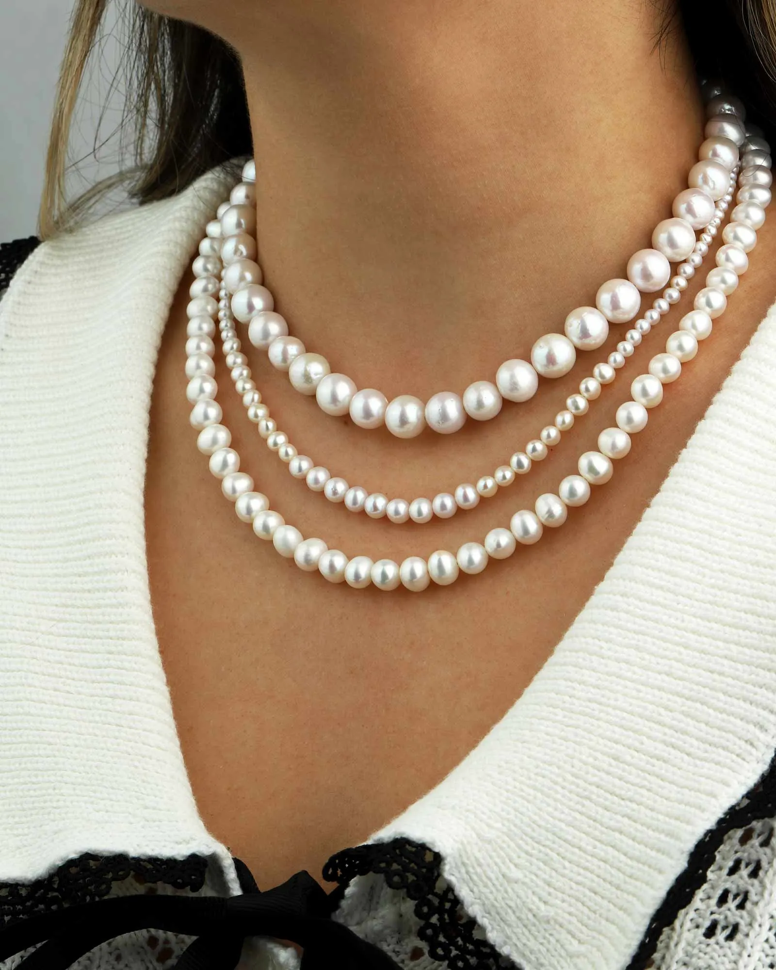 12mm Pearl Necklace sold by Blue Ruby product image thumbnail 2