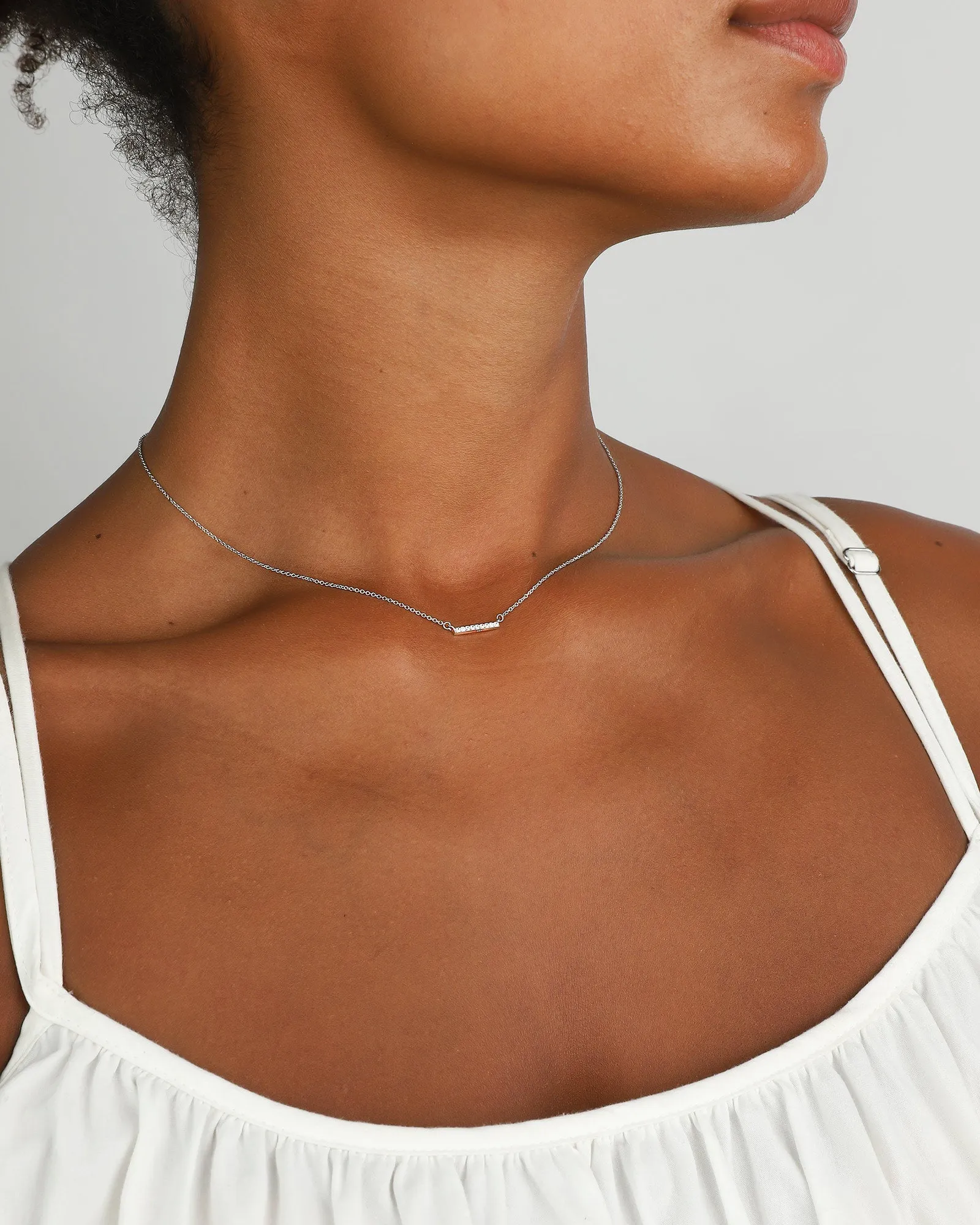 Pavé Bar Necklace sold by Blue Ruby product image thumbnail 2