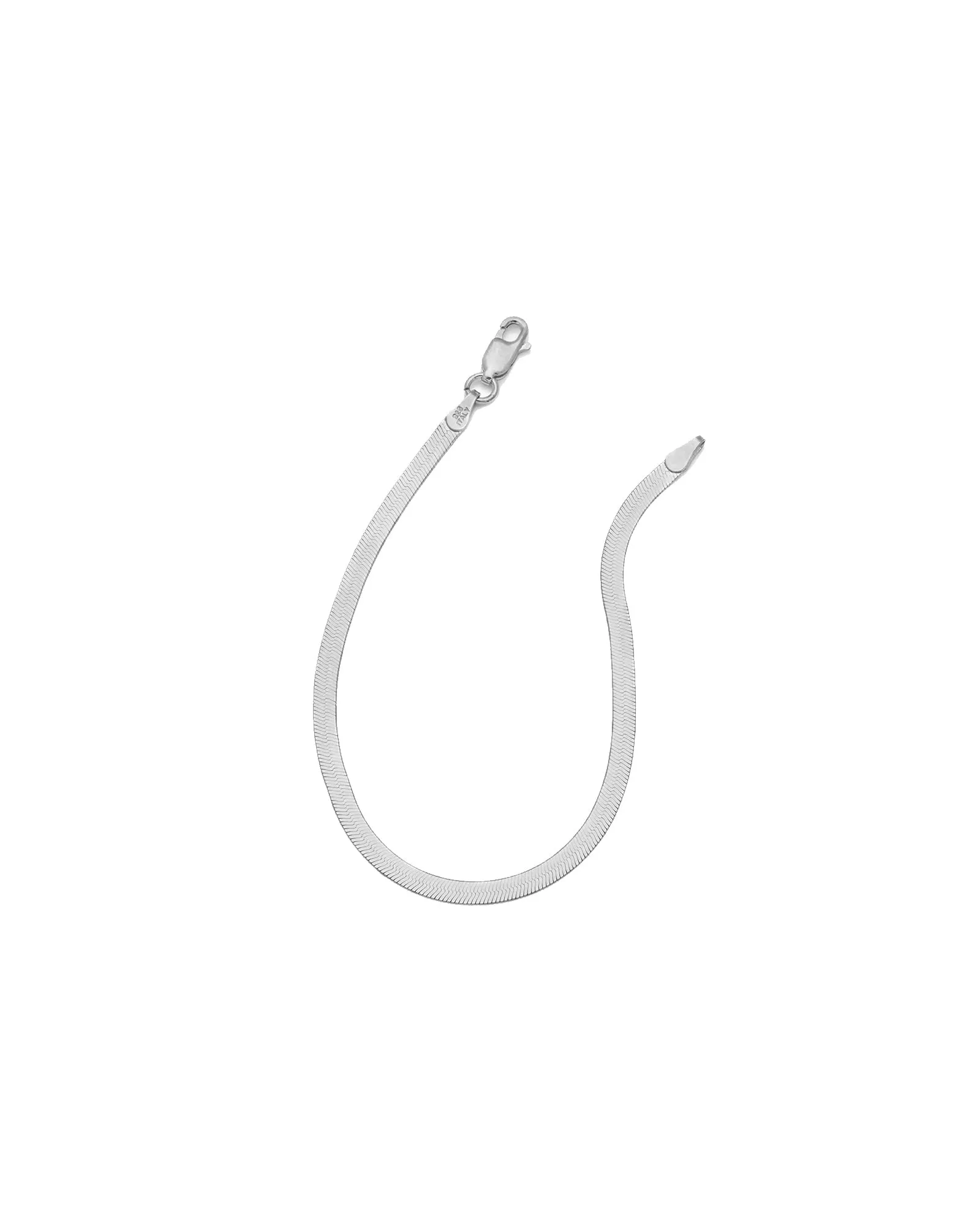 Herringbone Bracelet I 3mm sold by Blue Ruby