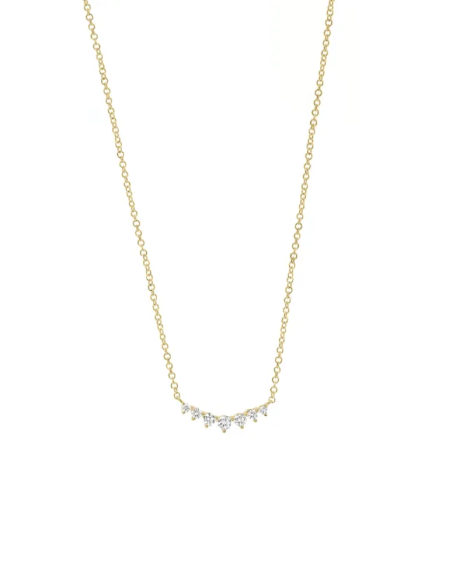 Gradual Round CZ Necklace sold by Blue Ruby