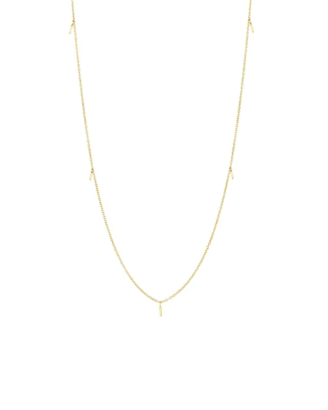 Tiny Bar Drop Necklace sold by Blue Ruby