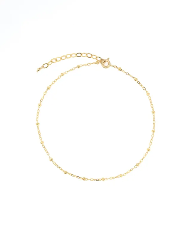 Satellite Cable Chain Anklet sold by Blue Ruby