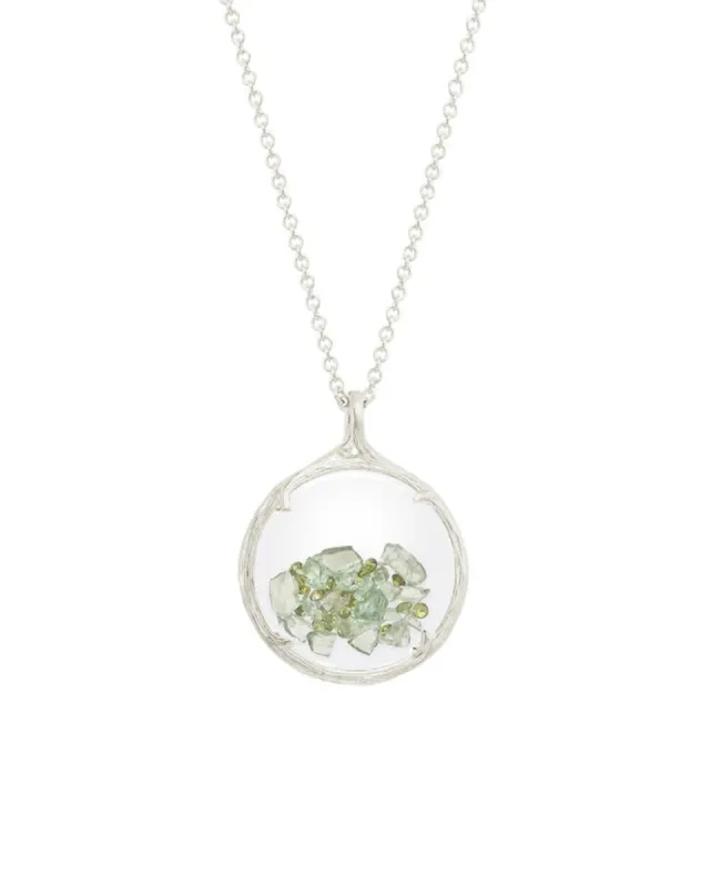 Birthstone Shaker Necklace I Small sold by Blue Ruby