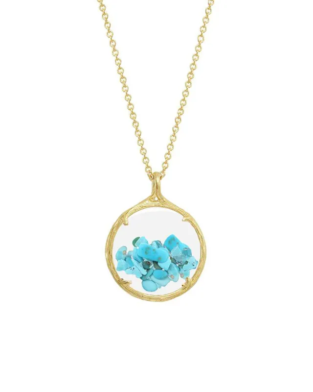 Birthstone Shaker Necklace I Small sold by Blue Ruby