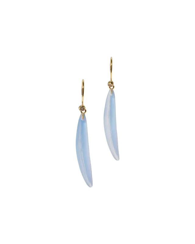 Lucite Sliver Wire Earrings sold by Blue Ruby
