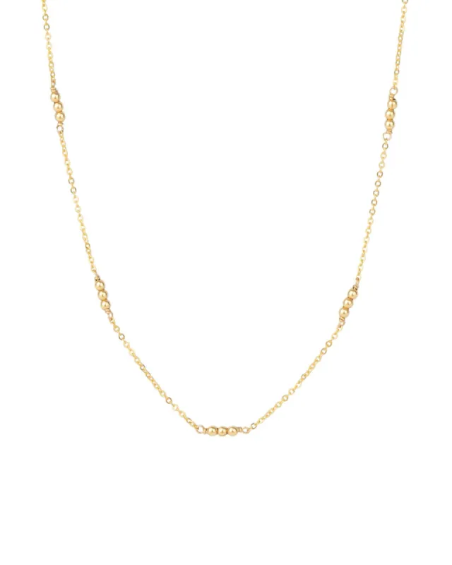 3 Bead Station Necklace sold by Blue Ruby