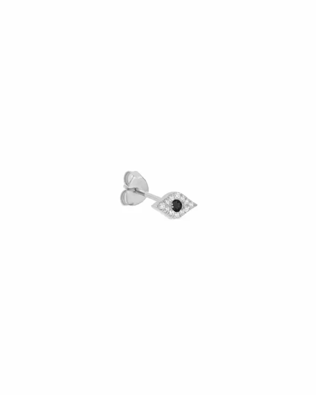 Pavé Evil Eye Stud sold by Blue Ruby