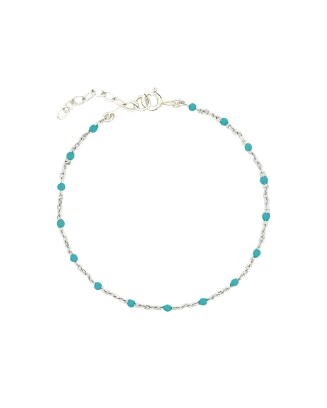 Enamel Beaded Chain Bracelet sold by Blue Ruby