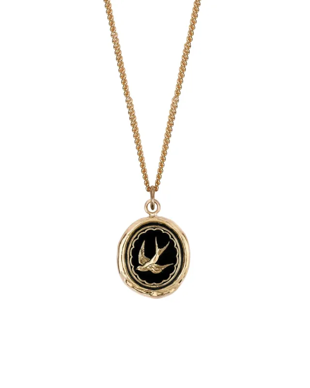 Free Spirited Signature 14k Talisman sold by Blue Ruby