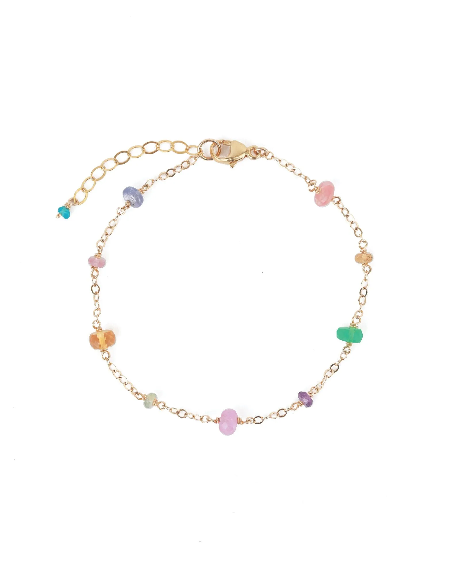 Mixed Stone Station Bracelet sold by Blue Ruby