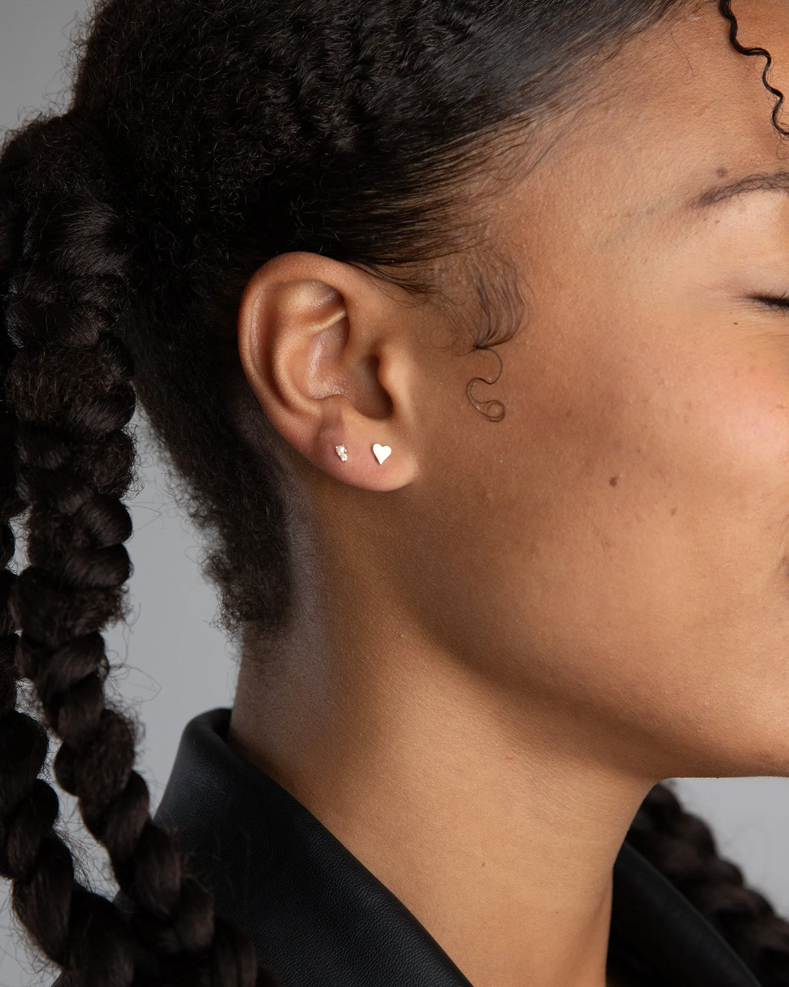 Pearl + Diamond Stud sold by Blue Ruby product image thumbnail 2