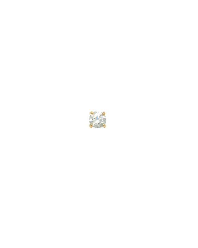 CZ 4 Prong Stud I 3mm sold by Blue Ruby
