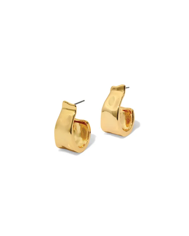 Molten Ribbon Hoop Earring sold by Blue Ruby