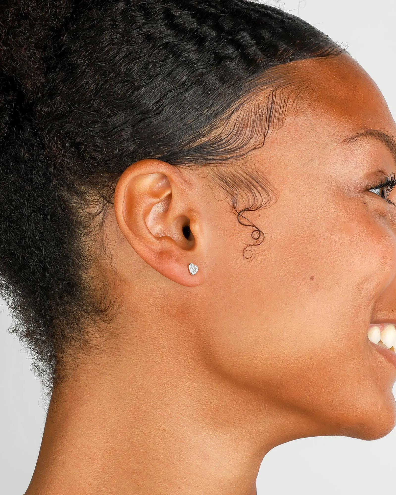 Pavé Heart Studs sold by Blue Ruby product image thumbnail 2