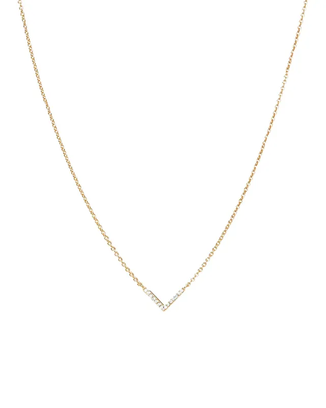 Chevron CZ Necklace sold by Blue Ruby