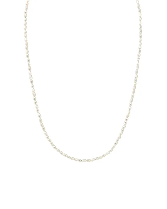 Rice Pearl Necklace sold by Blue Ruby
