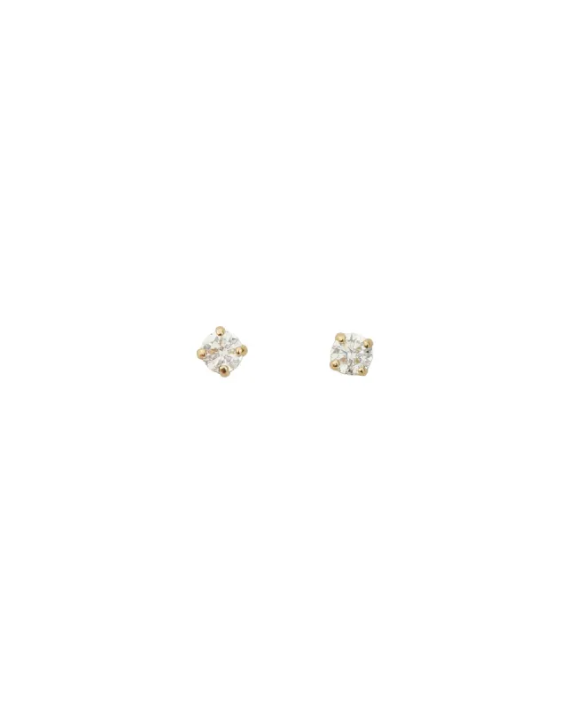 Round CZ Studs | 2.5mm sold by Blue Ruby