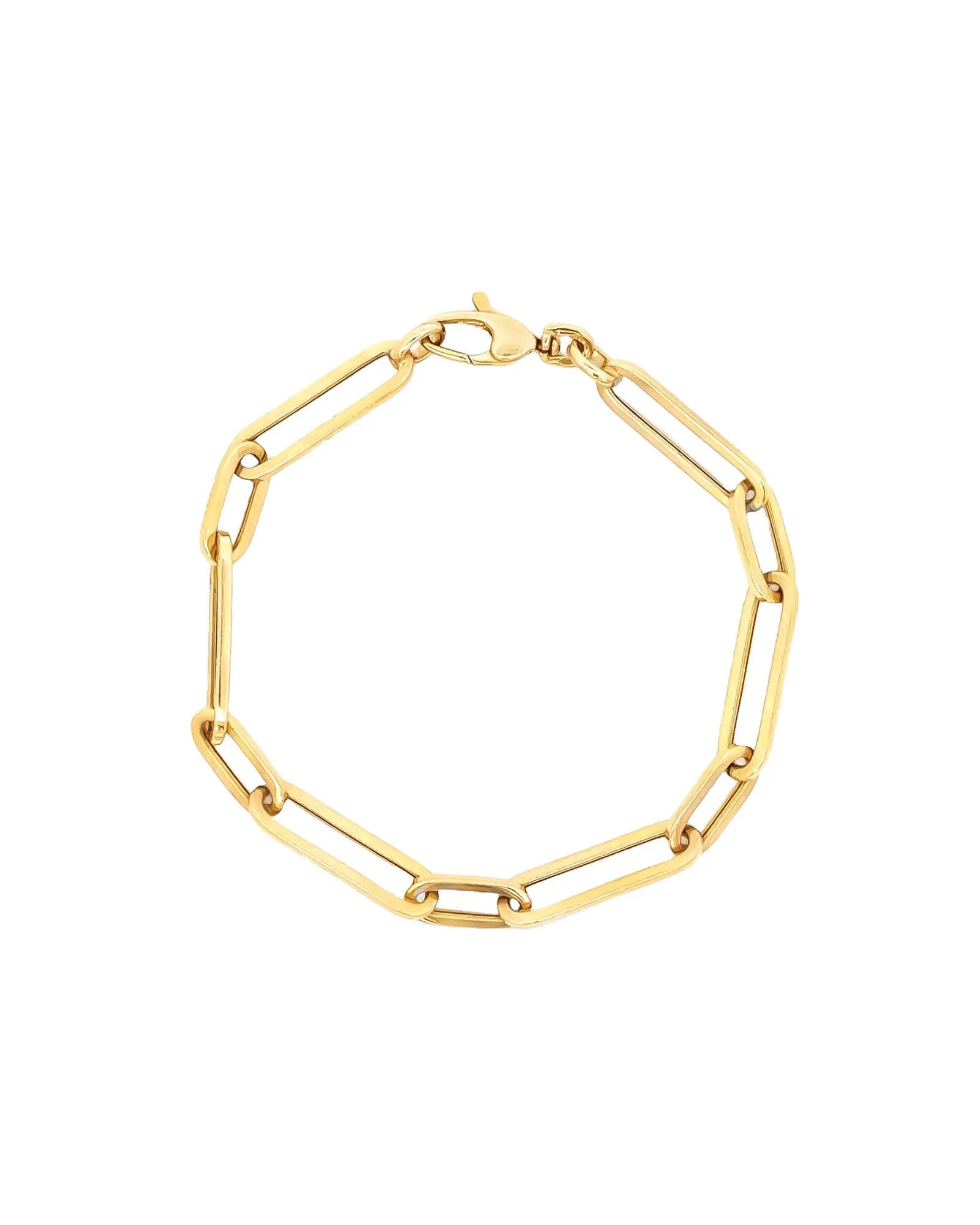 Mix Paperclip Chain Bracelet sold by Blue Ruby