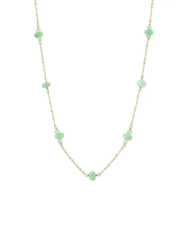 Mixed Station Stone Necklace sold by Blue Ruby