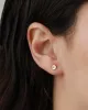 Circle Stud I Turquoise + Diamond sold by Blue Ruby