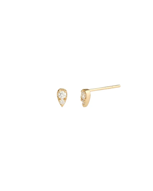 Double Diamond Studs sold by Blue Ruby