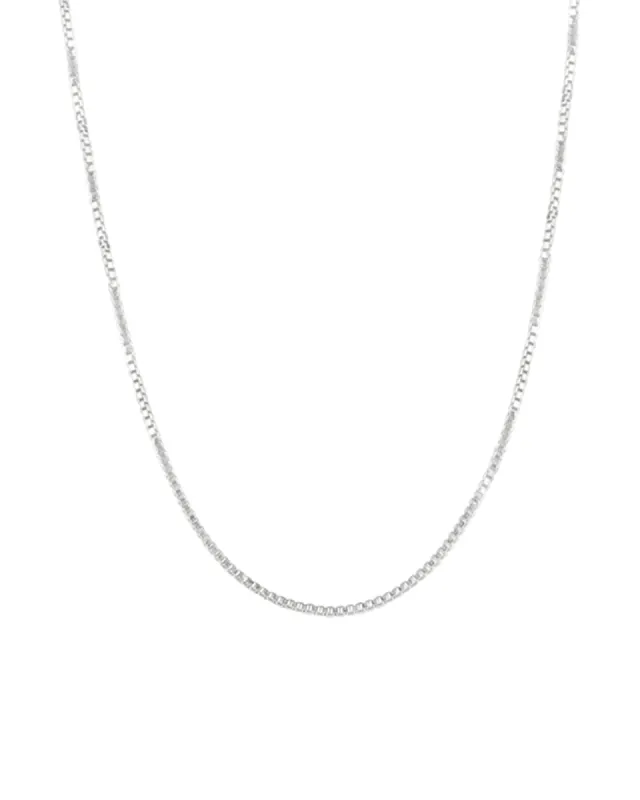 Square Box Chain Necklace sold by Blue Ruby