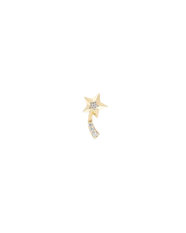 Pavé Shooting Star Stud made by Blue Ruby