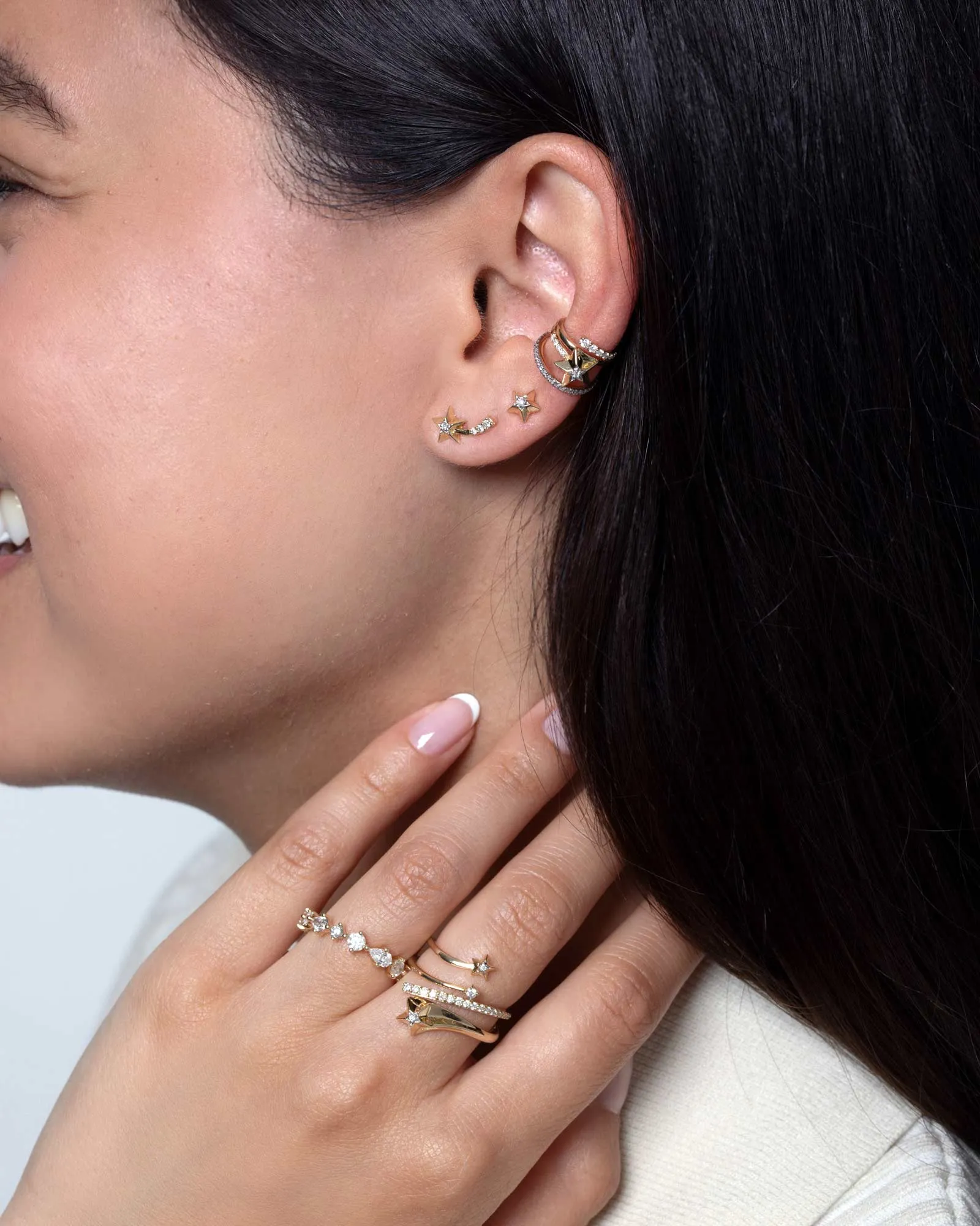 Pavé Shooting Star Stud sold by Blue Ruby product image thumbnail 2