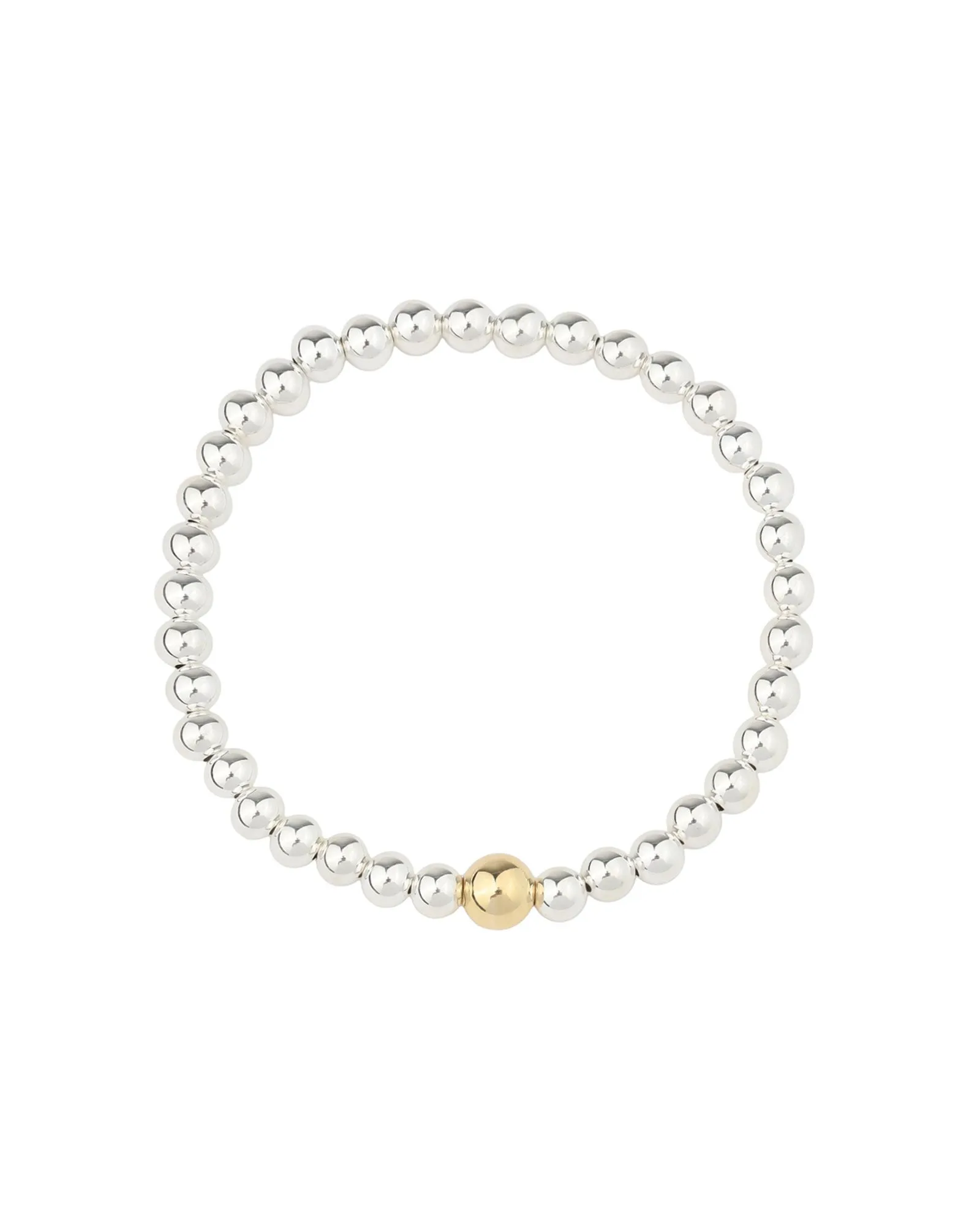 Two Tone Accent Beaded Bracelet | 5-7mm sold by Blue Ruby