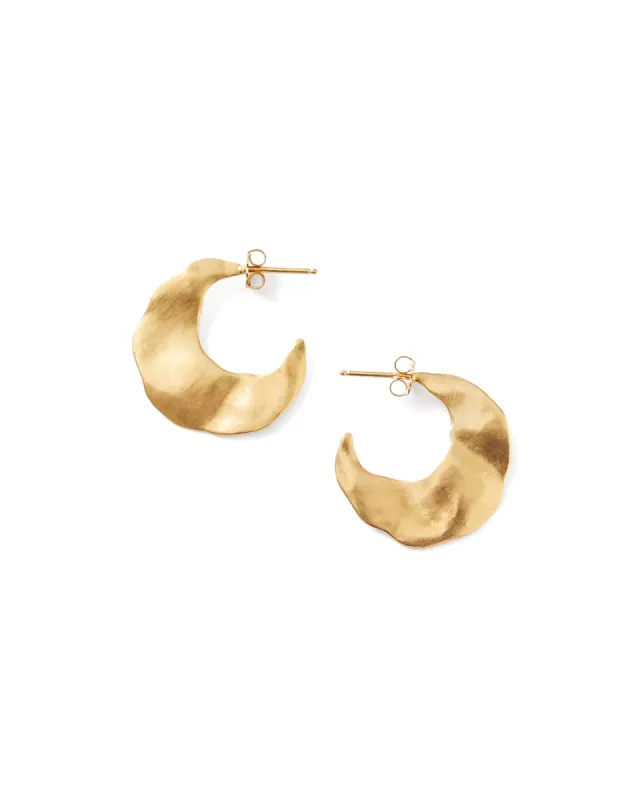 Petite Crescent Wave Earrings sold by Blue Ruby