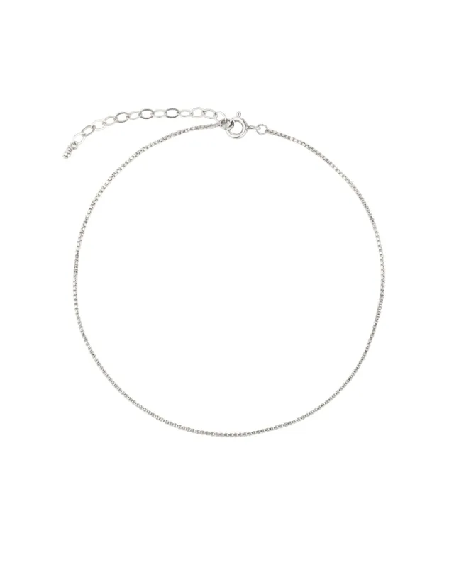 Square Box Chain Anklet sold by Blue Ruby