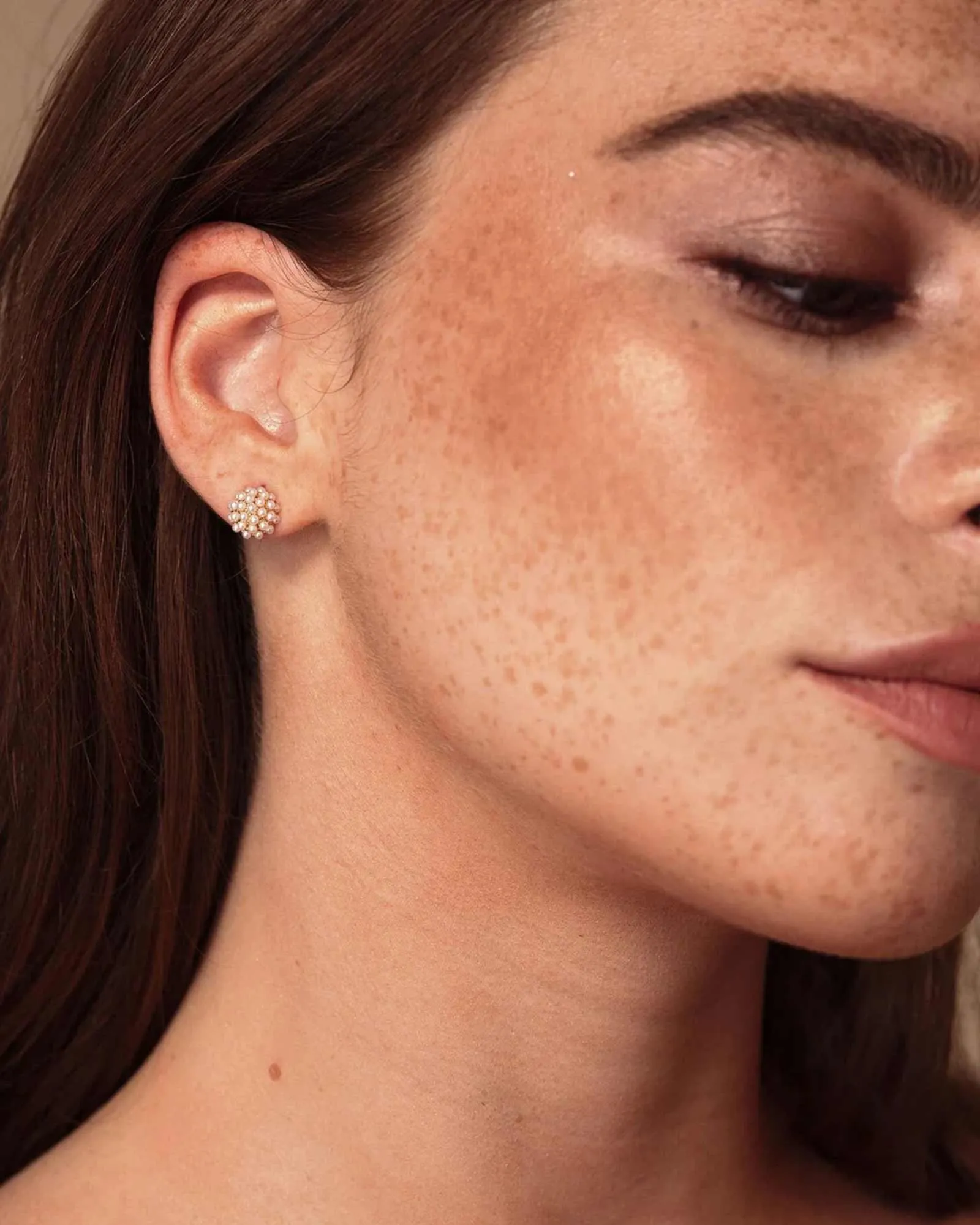 Mini Pearl Pavé Studs sold by Blue Ruby product image thumbnail 2