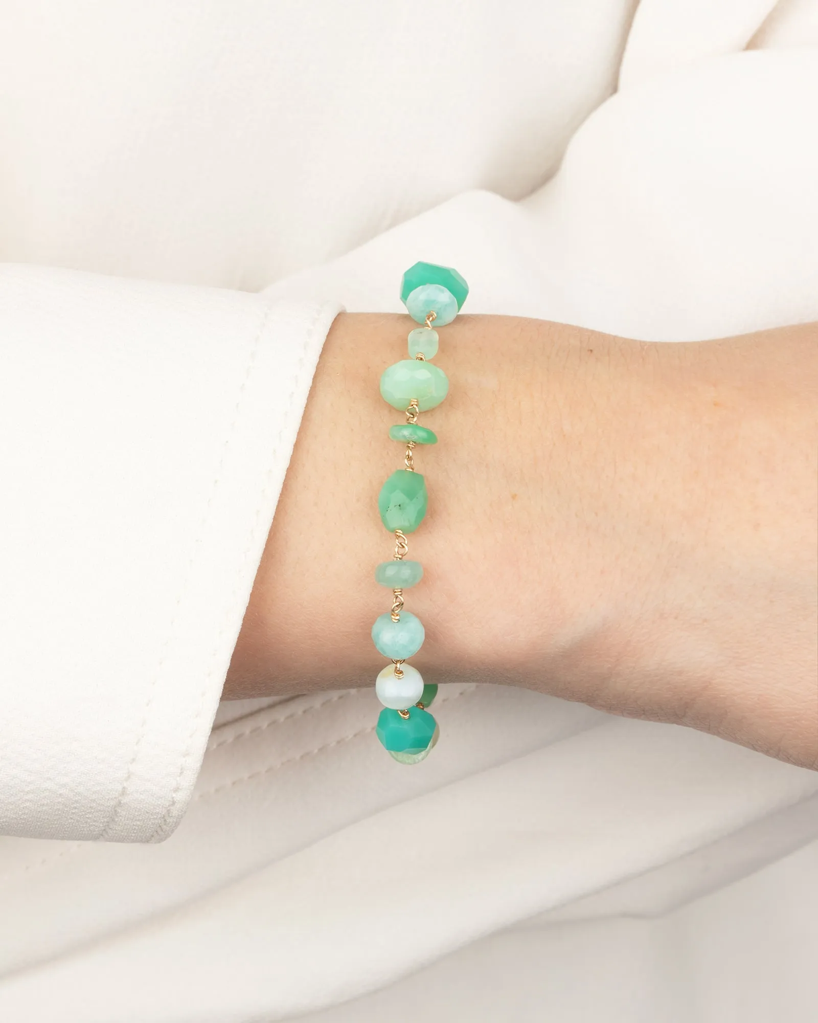 Mixed Shape Stone Bracelet sold by Blue Ruby product image thumbnail 2