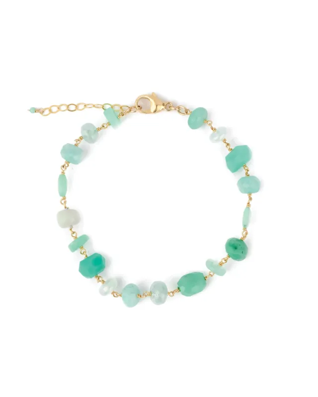 Mixed Shape Stone Bracelet sold by Blue Ruby