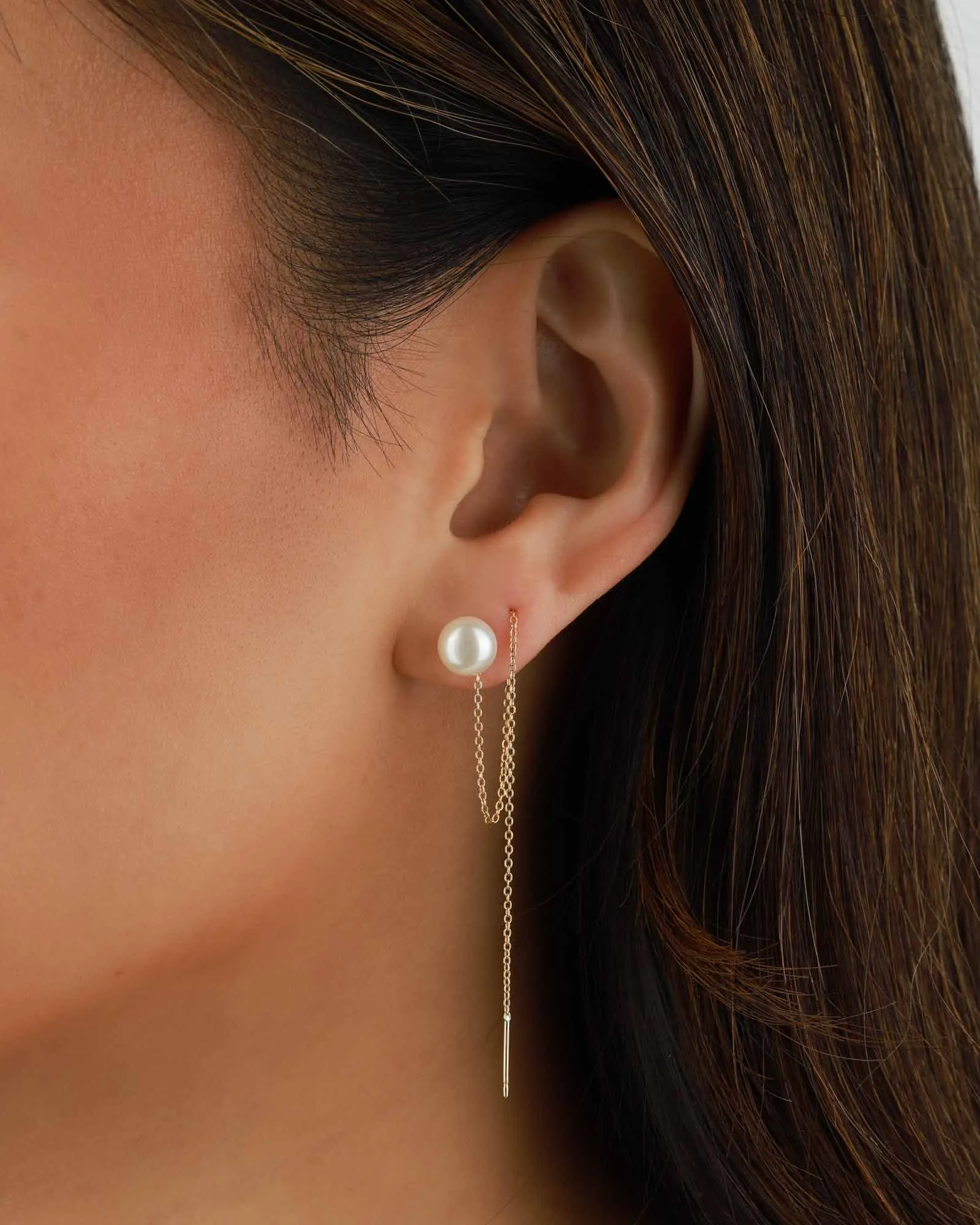 Pearl Stud Threaders sold by Blue Ruby product image thumbnail 2