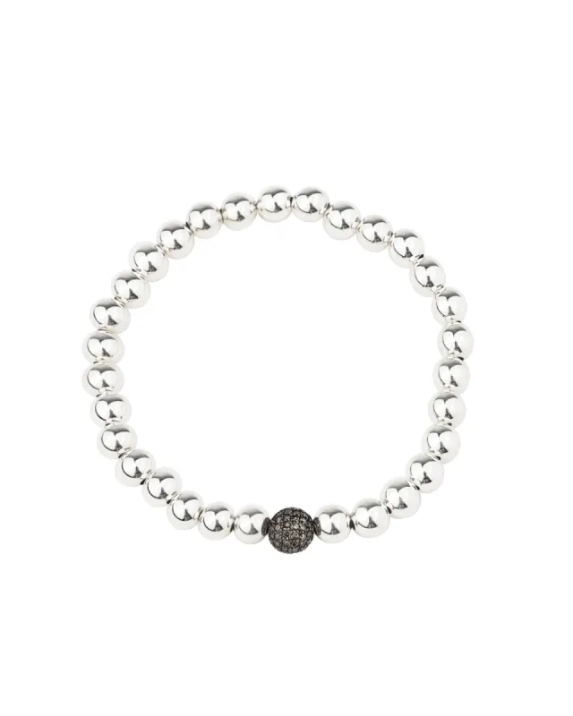 Beaded Diamond Ball Bracelet | 6mm sold by Blue Ruby