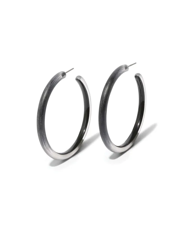 Skinny Lucite Hoop Earrings sold by Blue Ruby