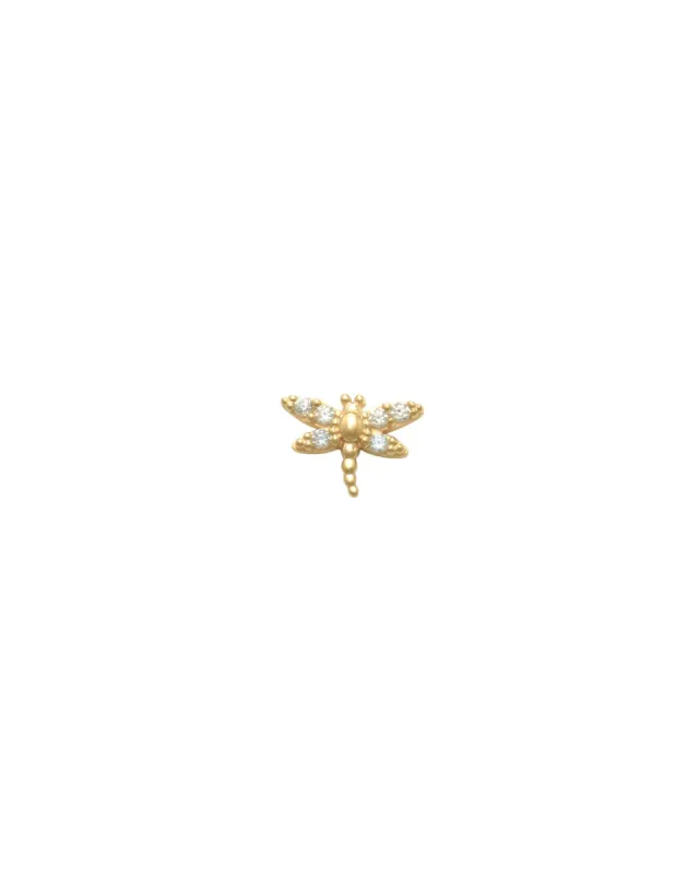 Dragonfly CZ Stud sold by Blue Ruby