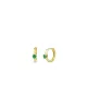 Single Emerald Huggie | 11mm sold by Blue Ruby