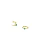 Single Emerald Huggie | 11mm sold by Blue Ruby