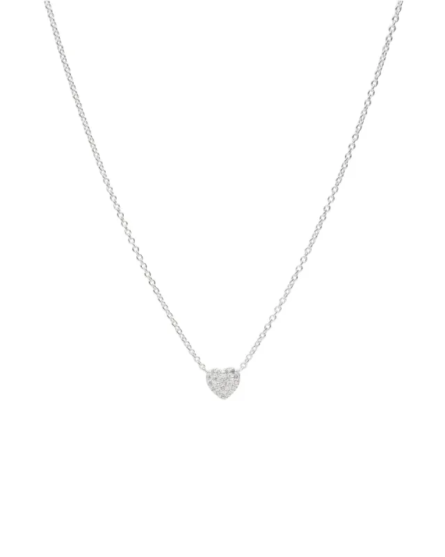 Pavé Heart Necklace sold by Blue Ruby