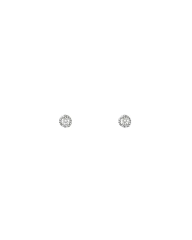 Solitaire CZ Studs | 2mm sold by Blue Ruby