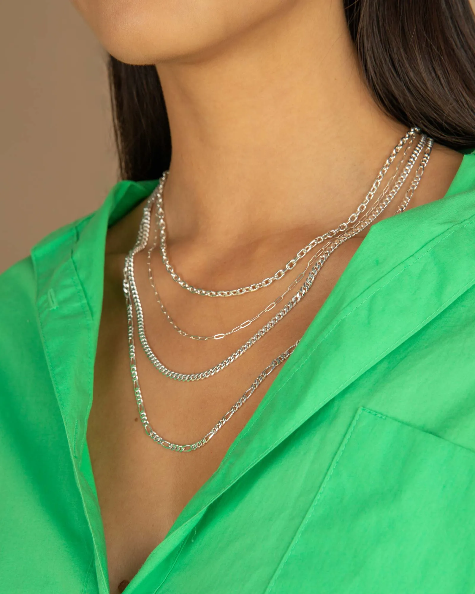 Curb Chain Necklace | Medium sold by Blue Ruby product image thumbnail 3